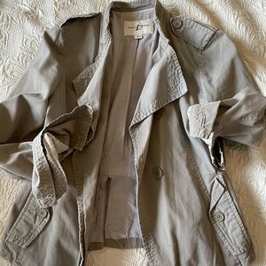 Grey jacket 3/4 length sleeve